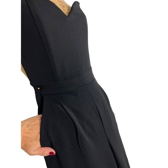 Express Jumpsuit Strapless Black Evening Jumper - Picture 1 of 8